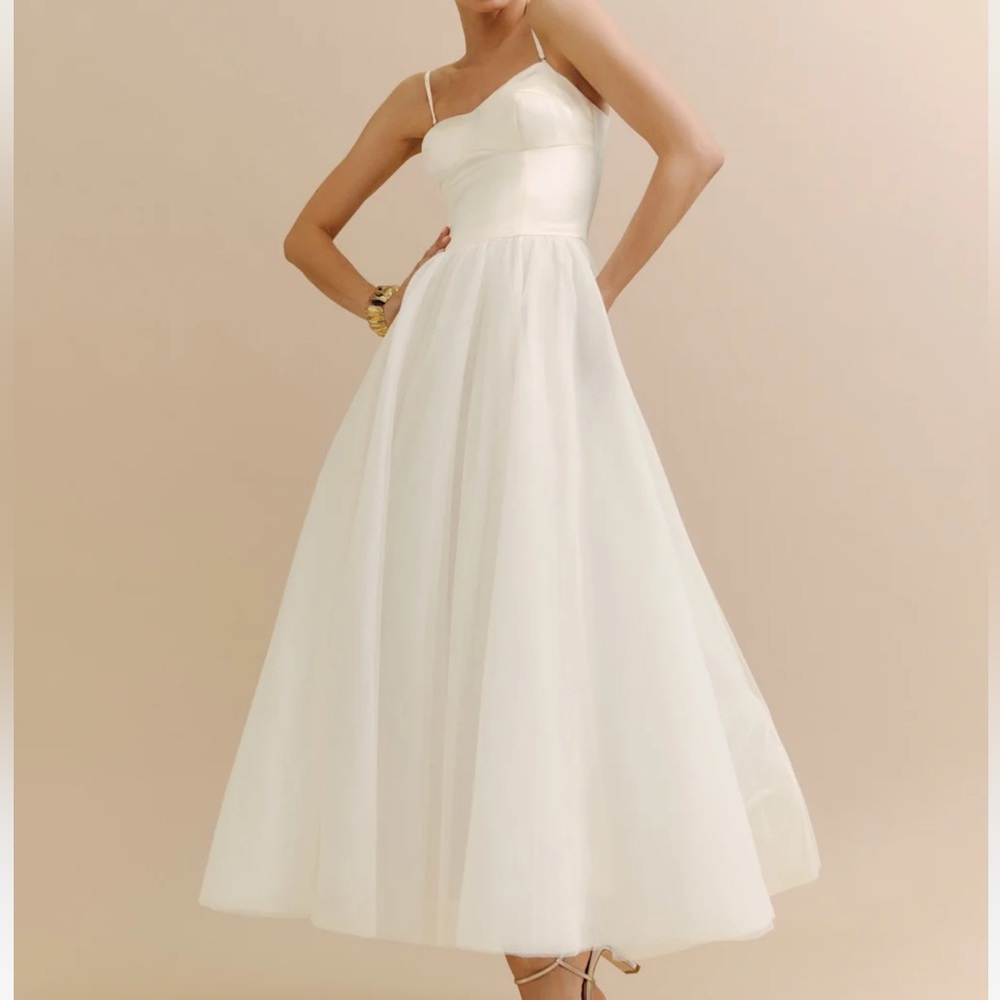 Reformation White Maxi Dress